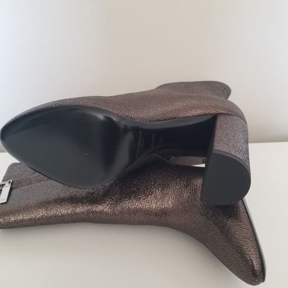 Saint Laurent Lou Bootie Gunmetal Size 37 US 7 - Picture 11 of 11